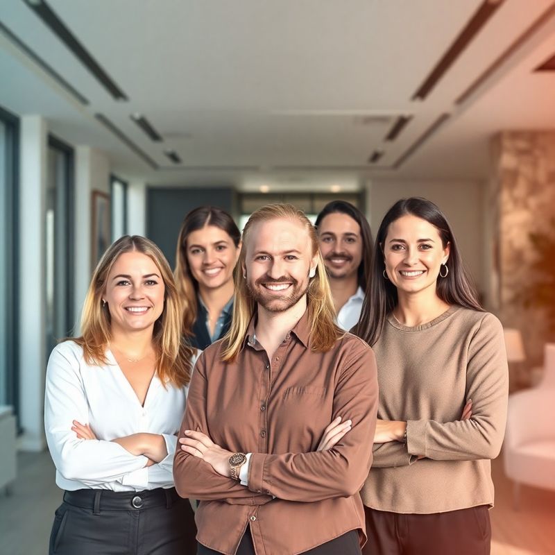 Tim Lijepi Grupe u modernom uredu u Osijeku